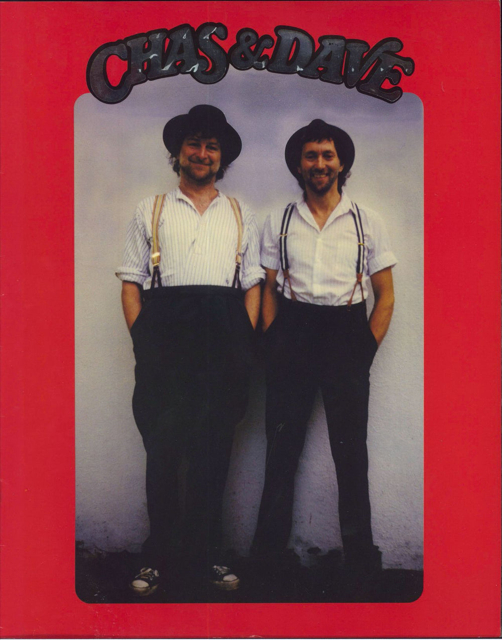 Chas & Dave Tour Programme - Autographed UK tour programme TOUR PROGRAMME