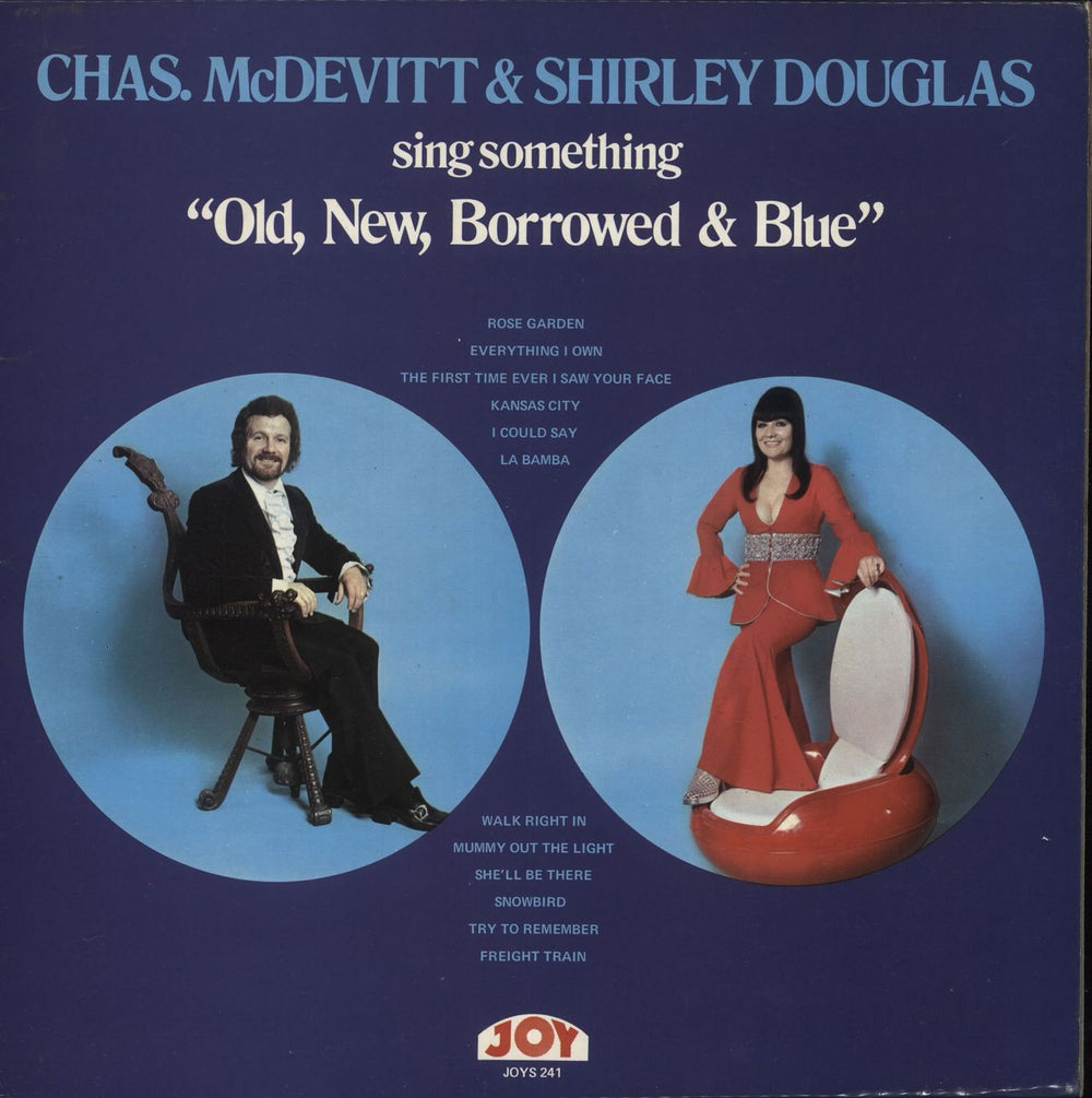 Chas McDevitt Sing Something "Old, New, Borrowed & Blue" UK vinyl LP album (LP record) JOYS241