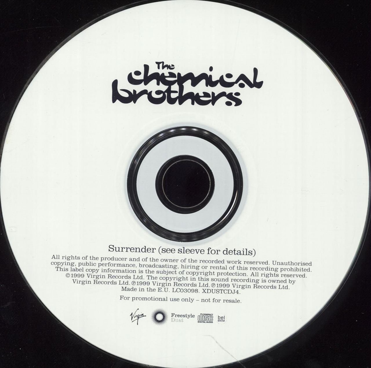 Chemical Brothers Surrender UK Promo CD album — RareVinyl.com
