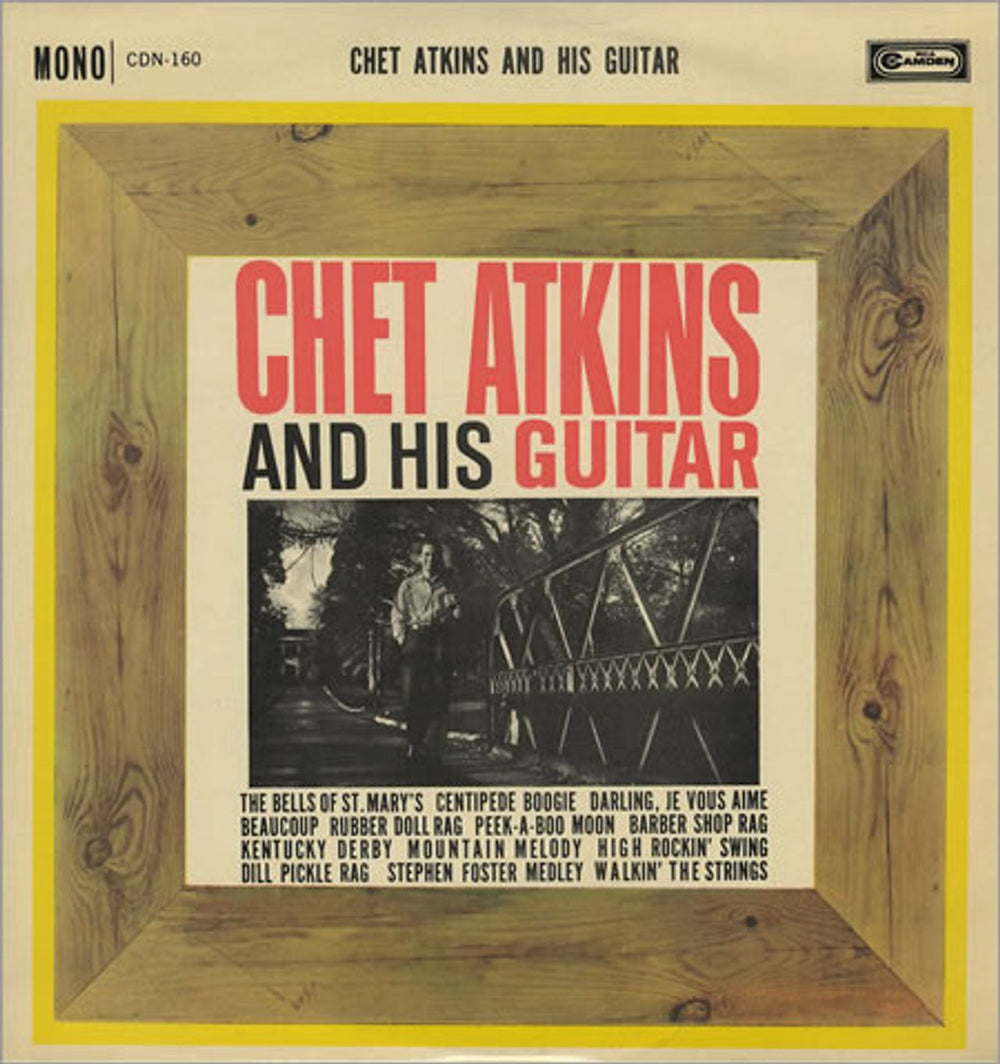 Chet Atkins Chet Atkins And His Guitar UK vinyl LP album (LP record) CDN-160