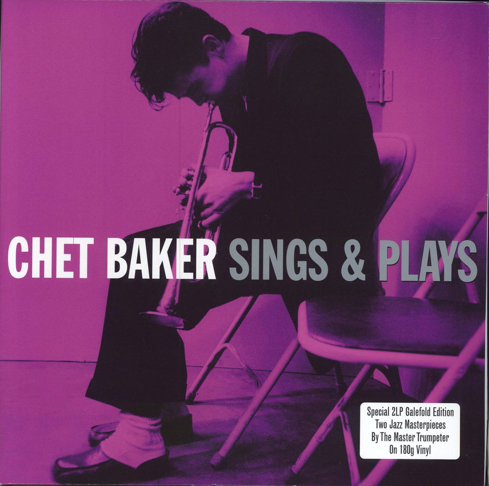 Chet Baker Sings & Plays - 180gm - EX UK 2-LP vinyl record set (Double LP Album) NOT2LP137