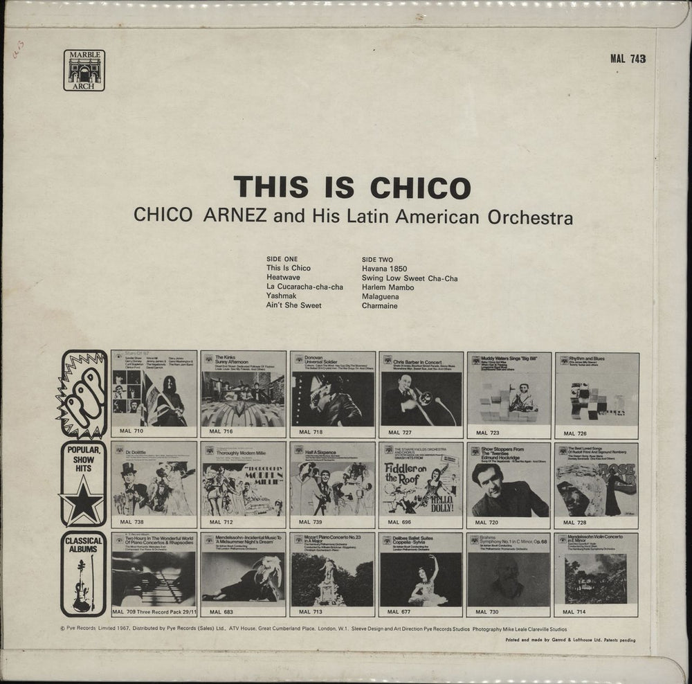 Chico Arnez This Is Chico UK vinyl LP album (LP record)