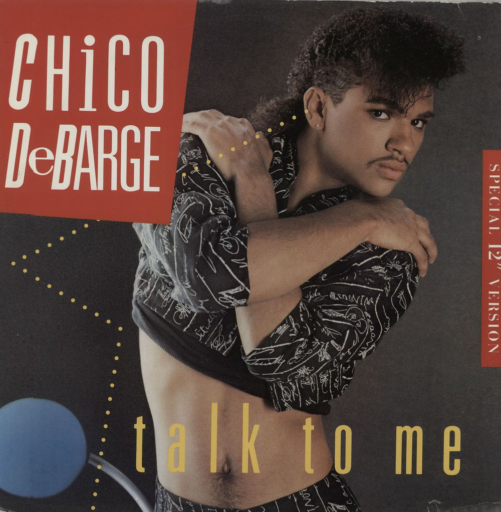 Chico DeBarge Talk To Me UK 12" vinyl single (12 inch record / Maxi-single) ZT40888