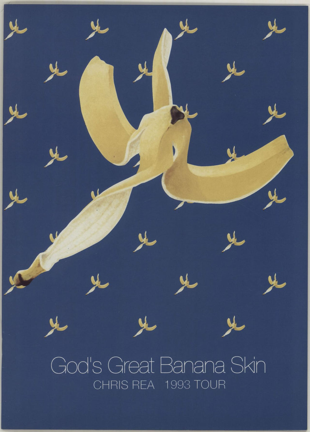 Chris Rea God's Great Banana Skin UK tour programme PROGRAMME