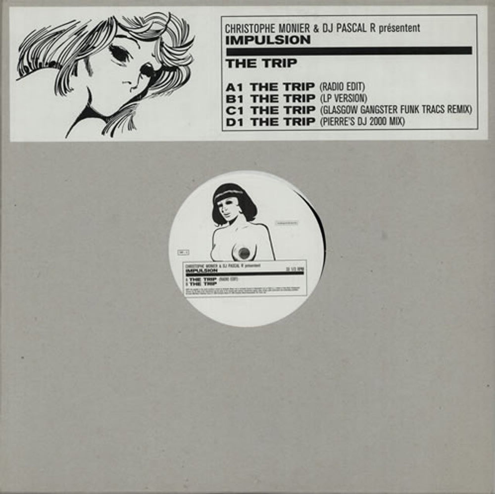 Christophe Monier The Trip UK Promo 12" vinyl single (12 inch record / Maxi-single) TRIP1