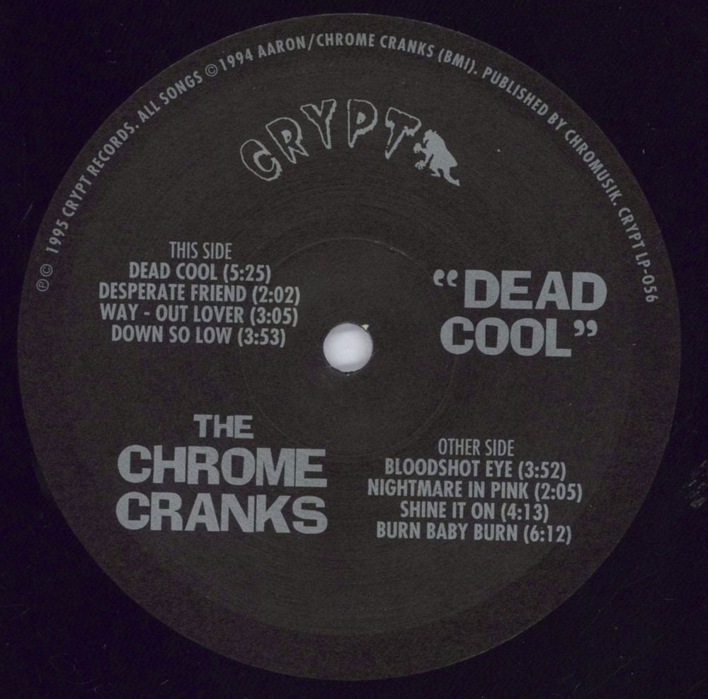 Chrome Cranks Dead Cool US vinyl LP album (LP record) L3VLPDE829310