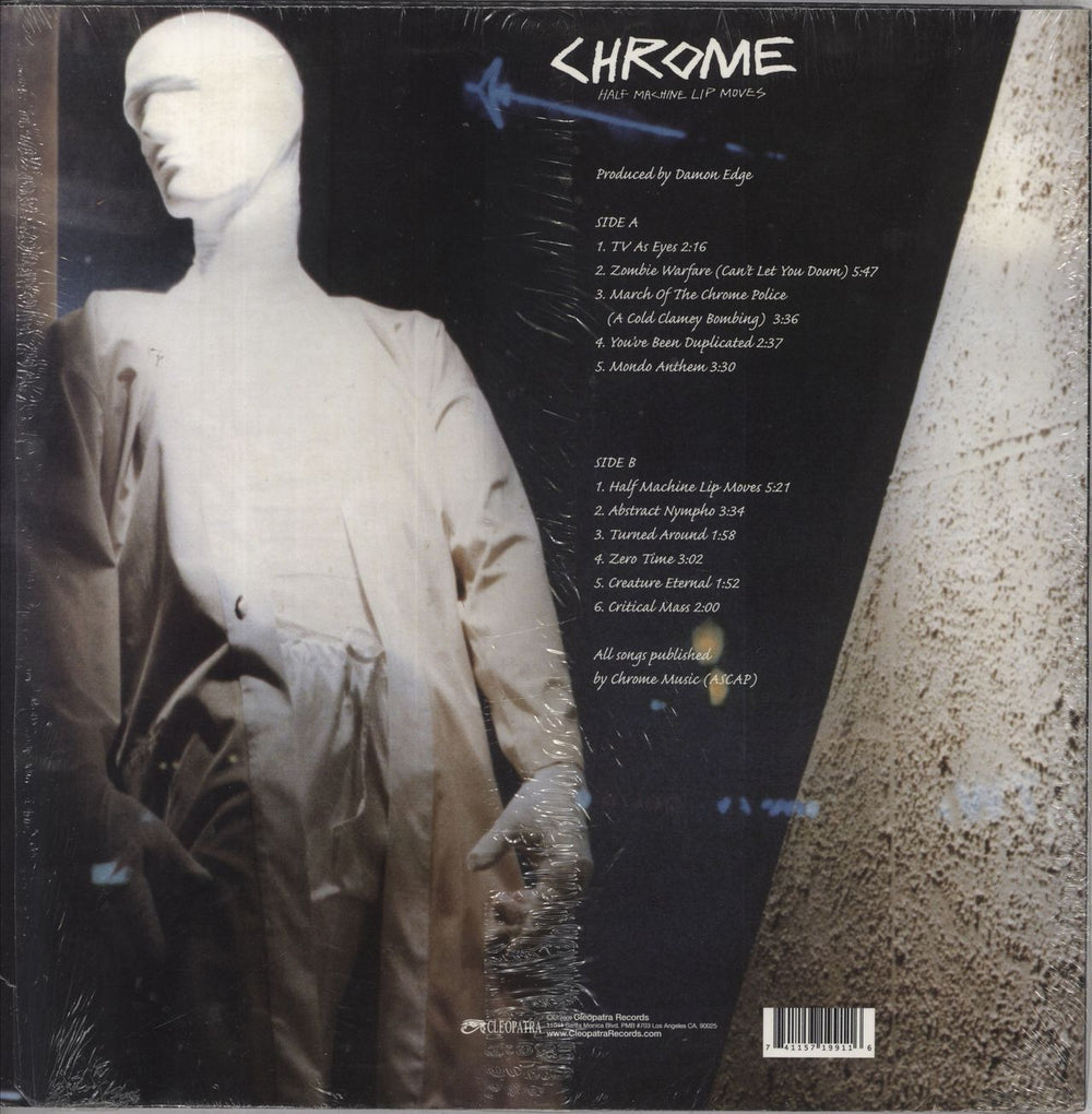 Chrome Half Machine Lip Moves - Shrink US vinyl LP album (LP record) 741157199116