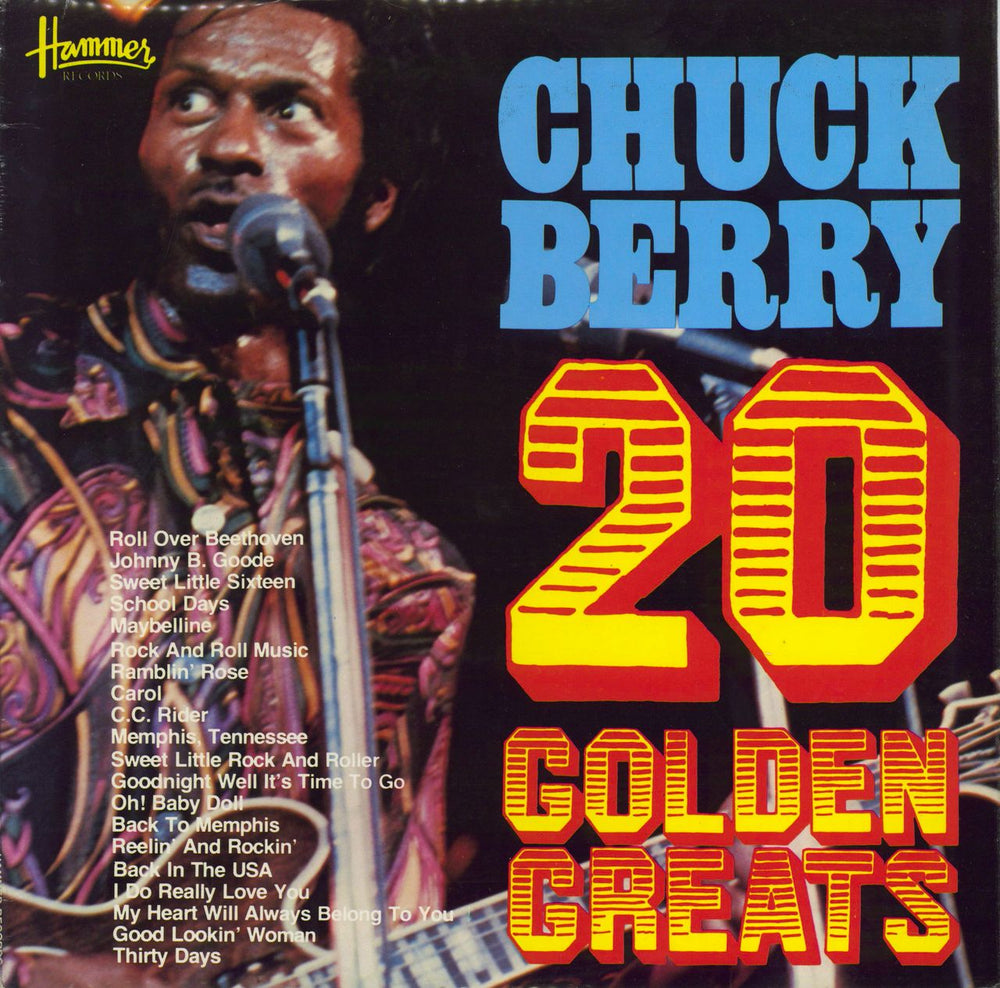 Chuck Berry 20 Golden Greats UK vinyl LP album (LP record) HMR9003