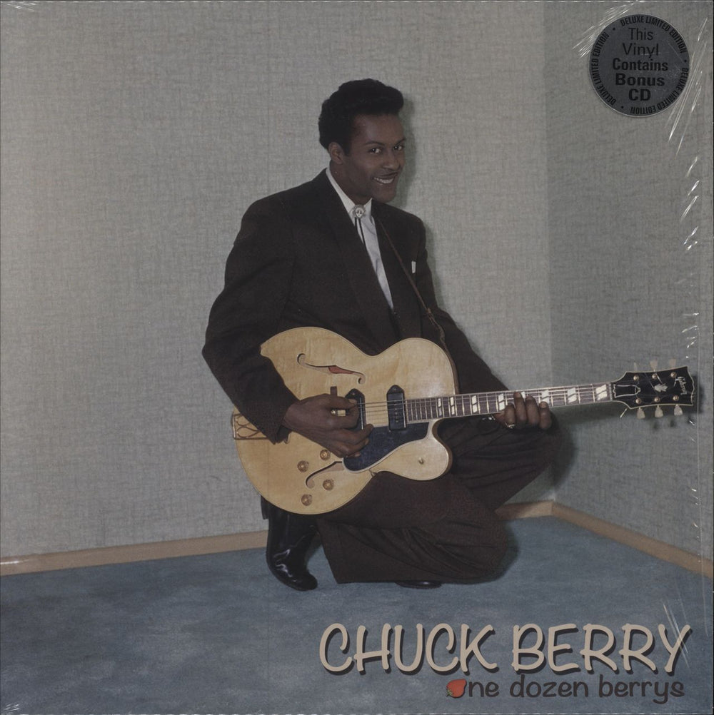 Chuck Berry One Dozen Berrys - Red Vinyl + CD UK vinyl LP album (LP record) VIPVOP007