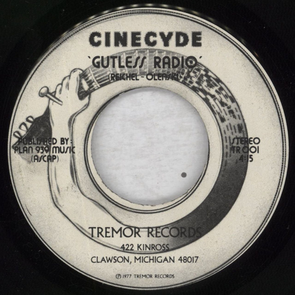 Cinecyde Gutless Radio US 7" vinyl single (7 inch record / 45) 6LQ07GU825946