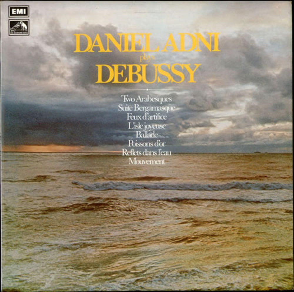 Claude Debussy Daniel Adni plays Debussy UK vinyl LP album (LP record) HQS1262