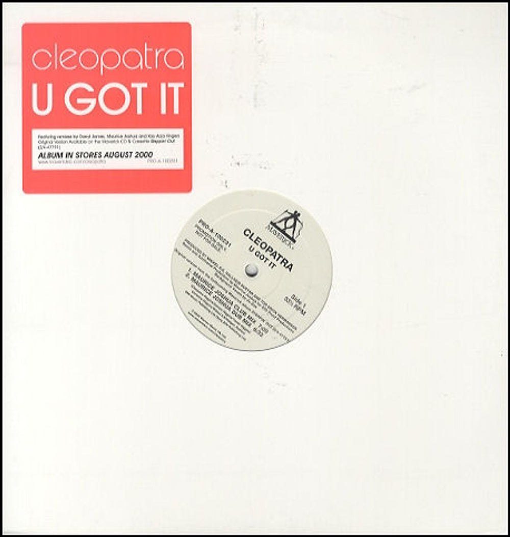 Cleopatra U Got It US Promo 12" vinyl single (12 inch record / Maxi-single) PRO-A-100231