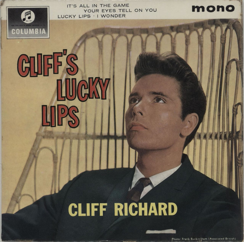 Cliff Richard Cliff's Lucky Lips - 1st - VG UK 7" vinyl single (7 inch record / 45) SEG8269