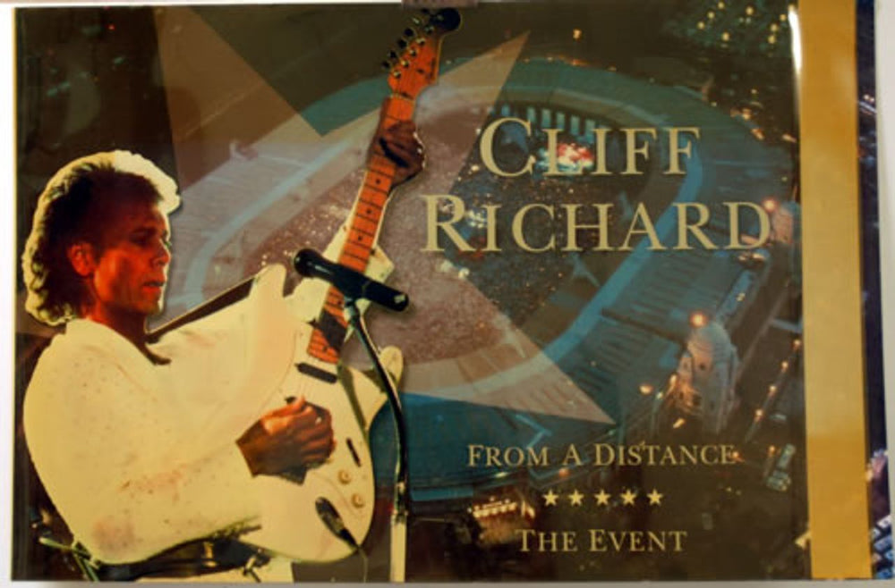 Cliff Richard From A Distance - The Event UK Promo display 30 X 20