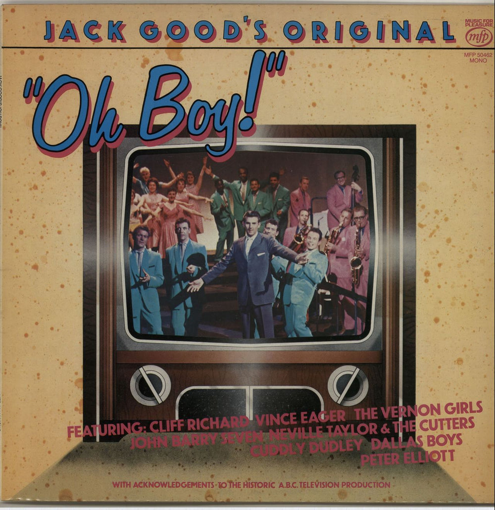 Cliff Richard Jack Good's Oh Boy UK vinyl LP album (LP record) MFP50462