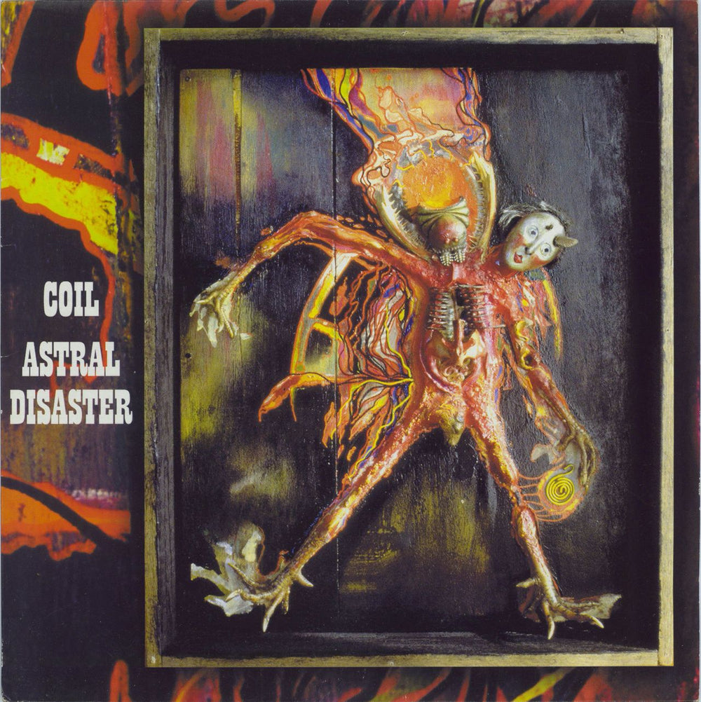 Coil Astral Disaster - Grey Vinyl UK vinyl LP album (LP record) LOCI14