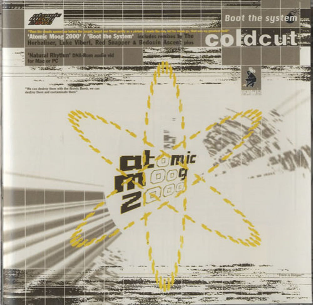Coldcut Atomic Moog/Boot The System US CD single (CD5 / 5") ZENCDS48