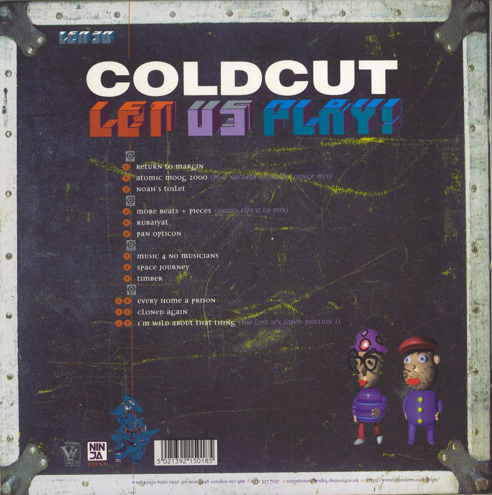 Coldcut Let Us Play! UK 2-LP vinyl record set (Double LP Album) 5021392150185