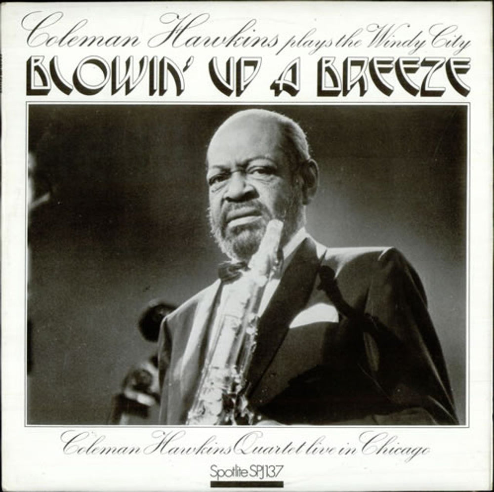 Coleman Hawkins Blowin' Up A Breeze UK vinyl LP album (LP record) SPJ137