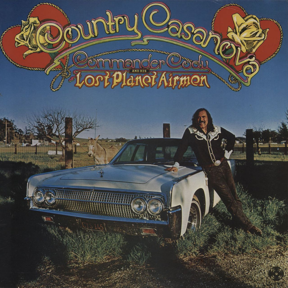 Commander Cody & The Lost Planet Airmen Country Casanova UK vinyl LP album (LP record) SPFL287