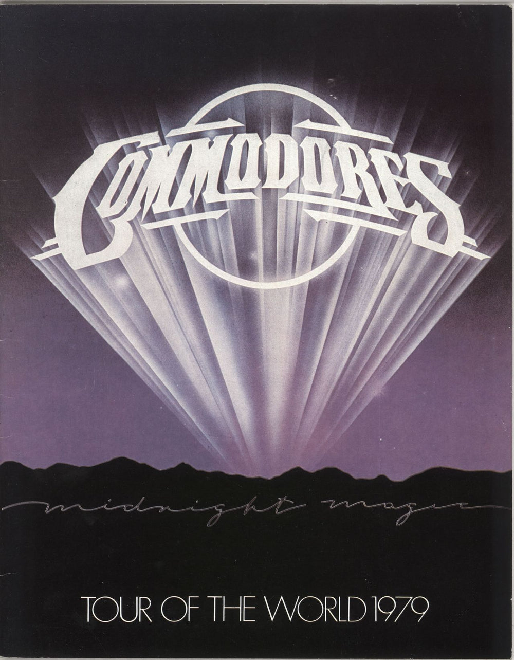 Commodores Tour Of The World 1979 UK tour programme TOUR PROGRAMME