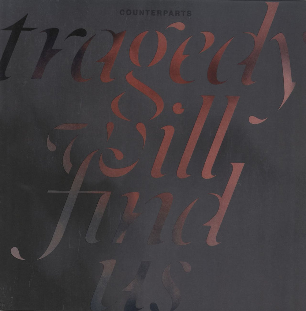 Counterparts Tragedy Will Find Us - Black and Silver Vinyl US vinyl LP album (LP record) PNE173