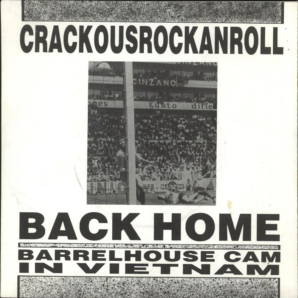 Crackousrockanroll Back Home UK 7" vinyl single (7 inch record / 45) BAR6