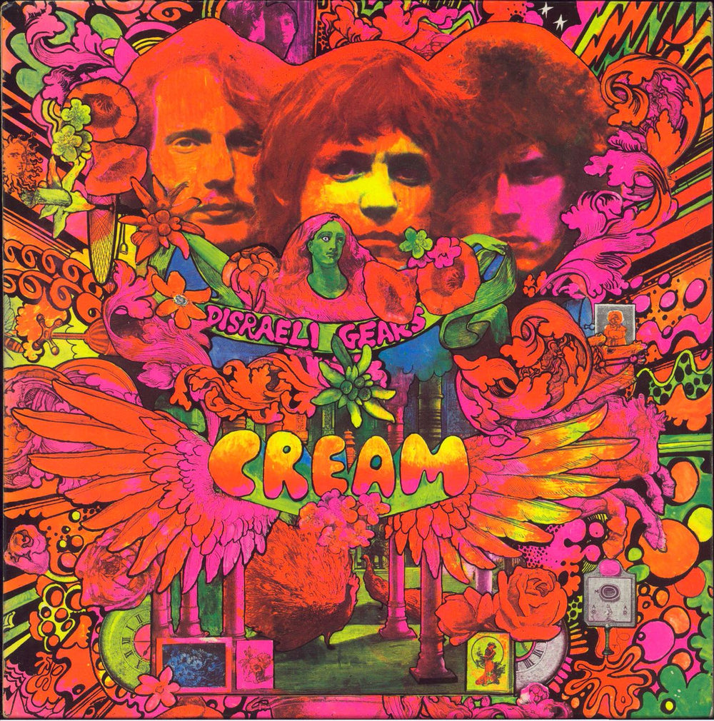 Cream Disraeli Gears - 2nd - M33 - EX UK vinyl LP album (LP record) 593003