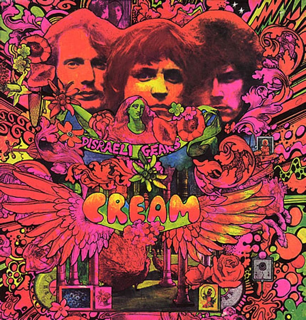 Cream Disraeli Gears - cream label UK vinyl LP album (LP record) 2394129