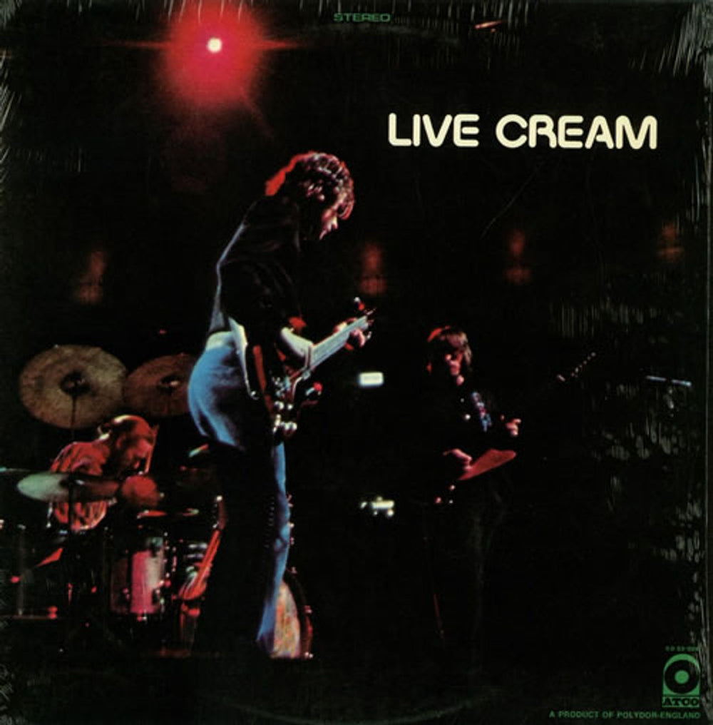 Cream Live Cream US vinyl LP album (LP record) SD33-328