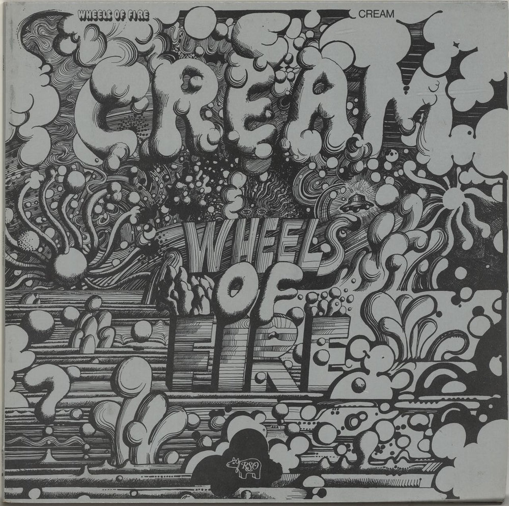 Cream Wheels Of Fire - EX UK 2-LP vinyl record set (Double LP Album) SPDLP2