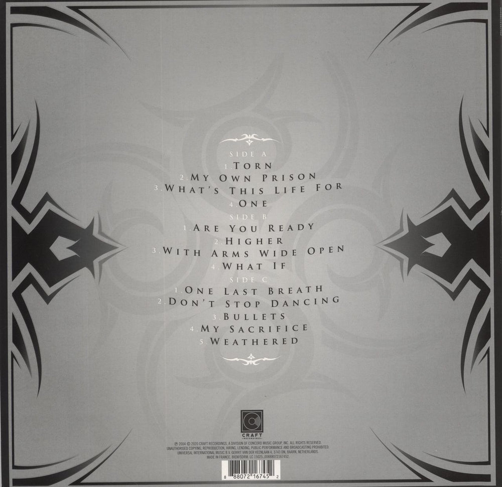 Creed Greatest Hits - Red Vinyl UK 2-LP vinyl record set (Double LP Album) 888072167452