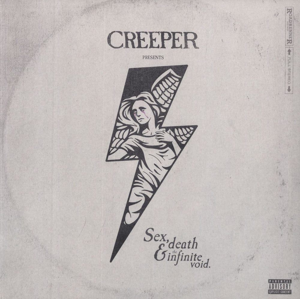 Creeper Sex, Death & The Infinite Void - White Sleeve UK vinyl LP album (LP record) 0190295283926