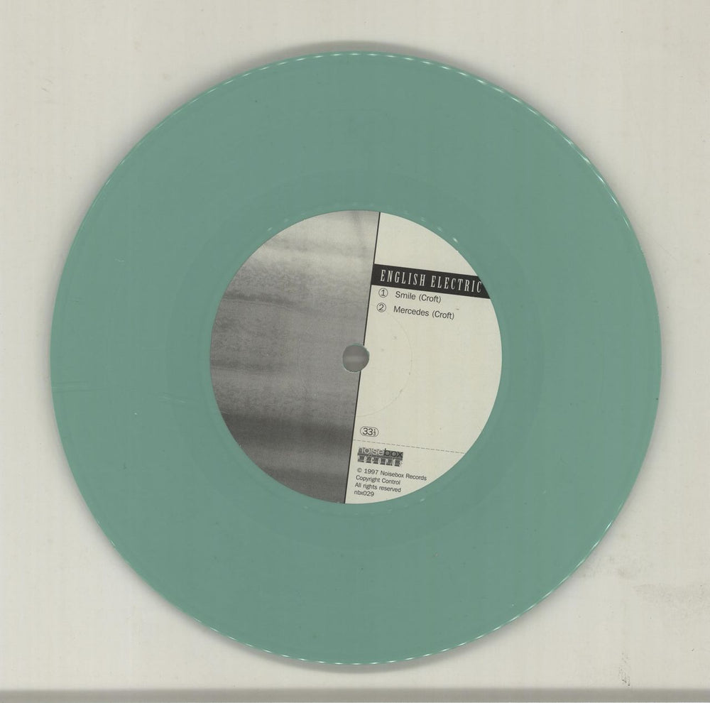 Crest Low Staff Morale / Patio Life Event - Green vinyl UK 7" vinyl single (7 inch record / 45) NBX029