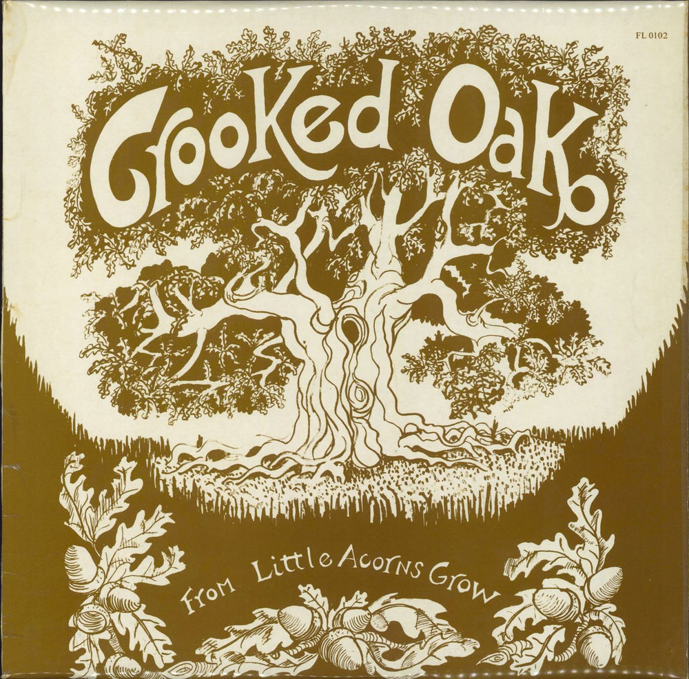 Crooked Oak From Little Acorns Grow - Autographed UK vinyl LP album (LP record) FL0102