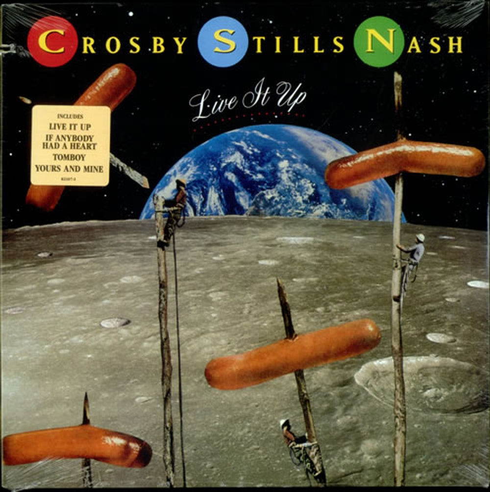 Crosby, Stills & Nash Live It Up - Sealed US vinyl LP album (LP record) 82107-1