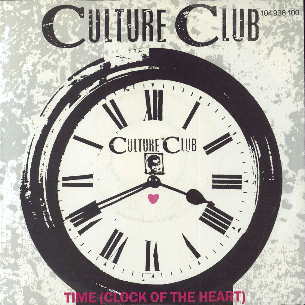 Culture Club Time - Grey Sleeve German 7" vinyl single (7 inch record / 45) 104.936