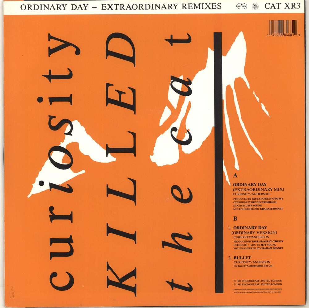 Curiosity Killed The Cat Ordinary Day UK 12" vinyl single (12 inch record / Maxi-single) 042288846819