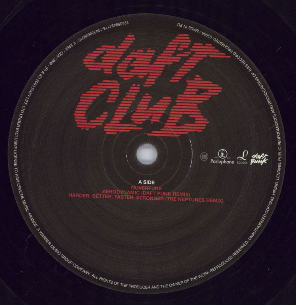 Daft Punk Daft Club UK 2-LP vinyl record set (Double LP Album) DFP2LDA831153