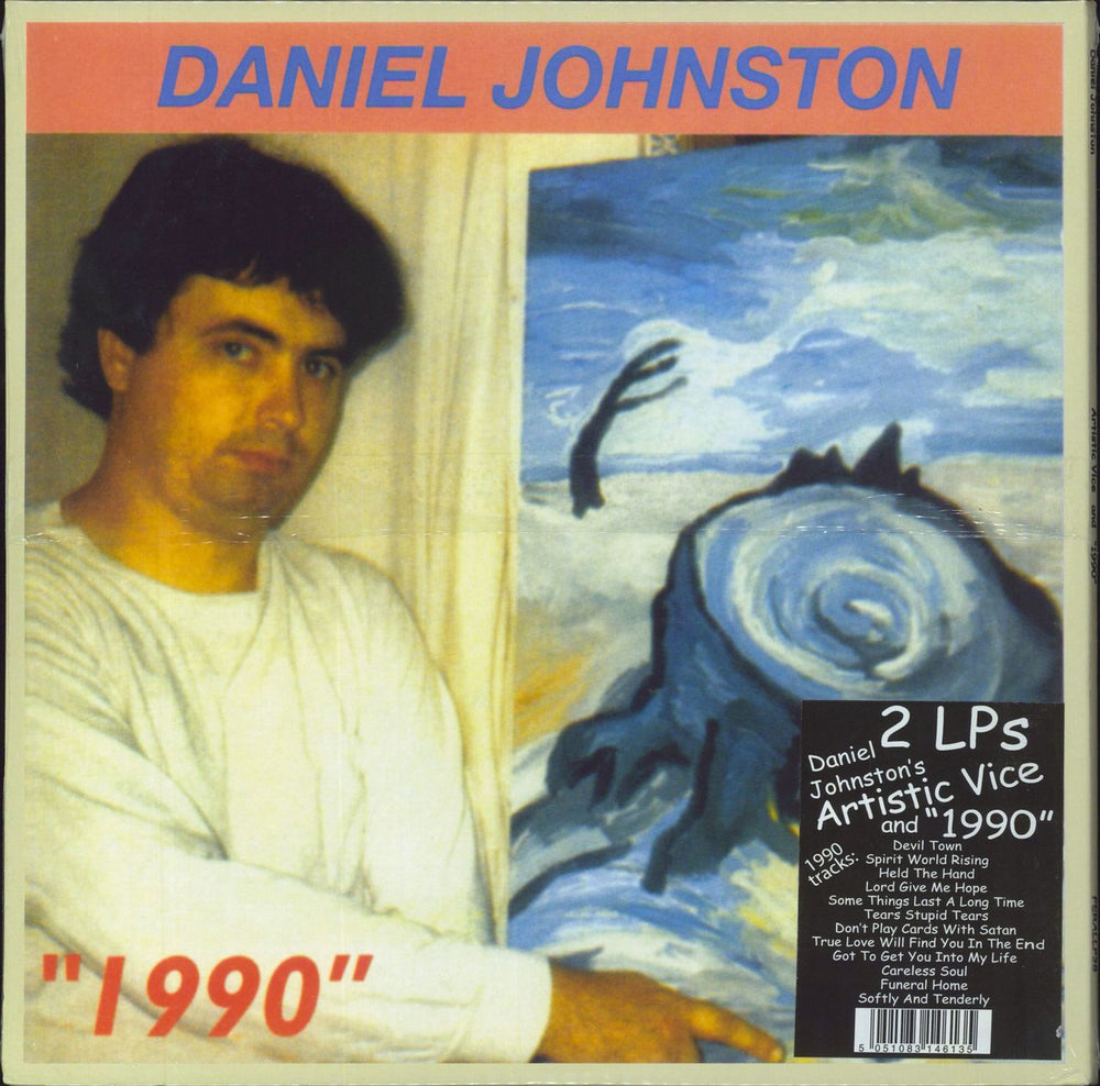 Daniel Johnston Artistic Vice / 1990 US 2-LP vinyl record set (Double LP Album)