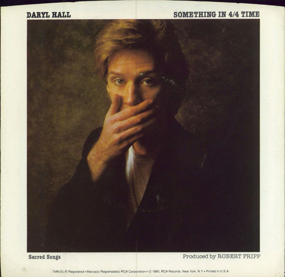 Daryl Hall Something In 4/4 Time US 7" vinyl single (7 inch record / 45)