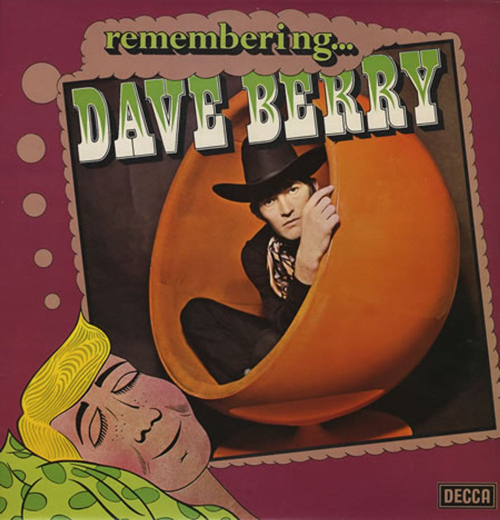 Dave Berry Remembering... Dave Berry UK vinyl LP album (LP record) REM3