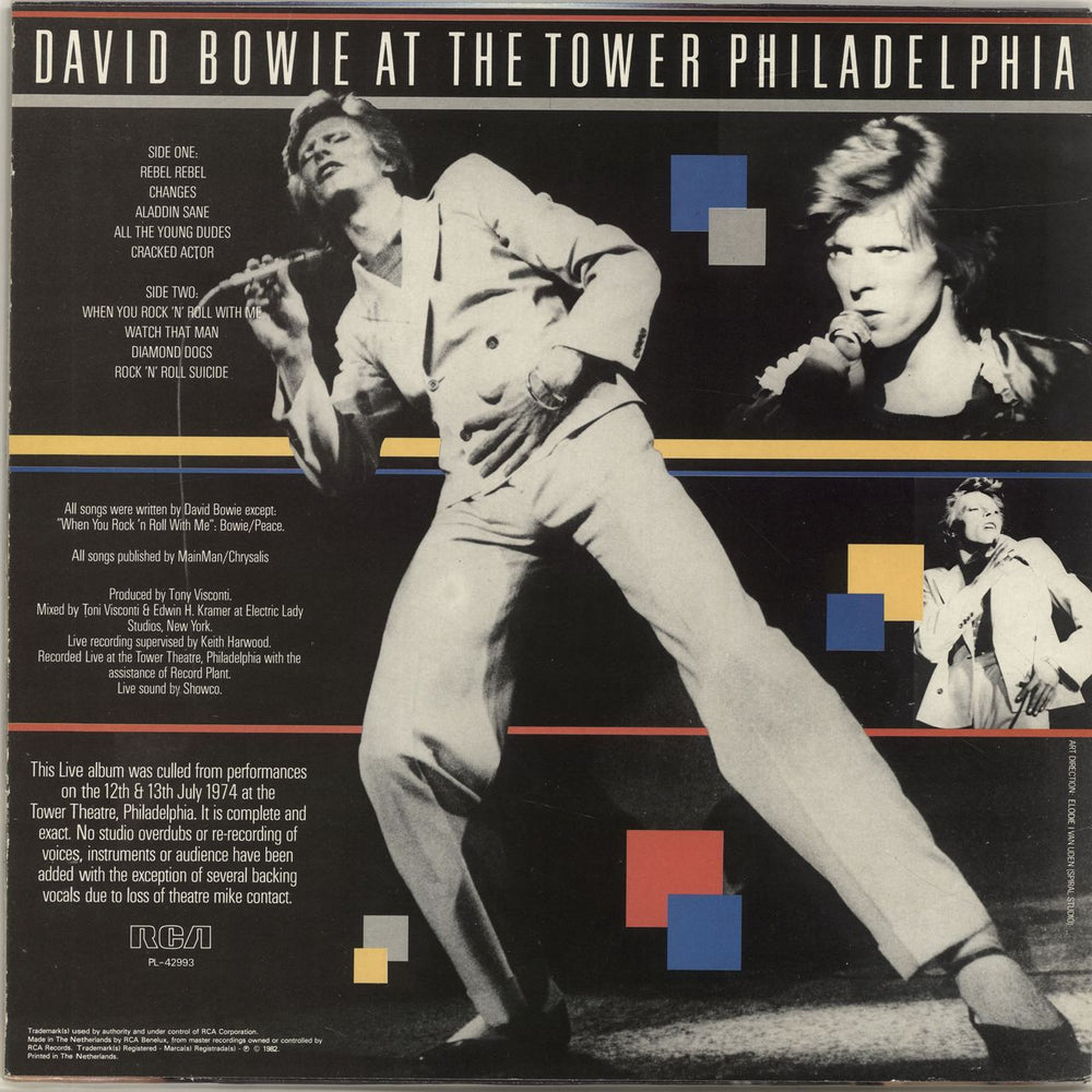 David Bowie At The Tower Philadelphia - EX Dutch vinyl LP album (LP record)