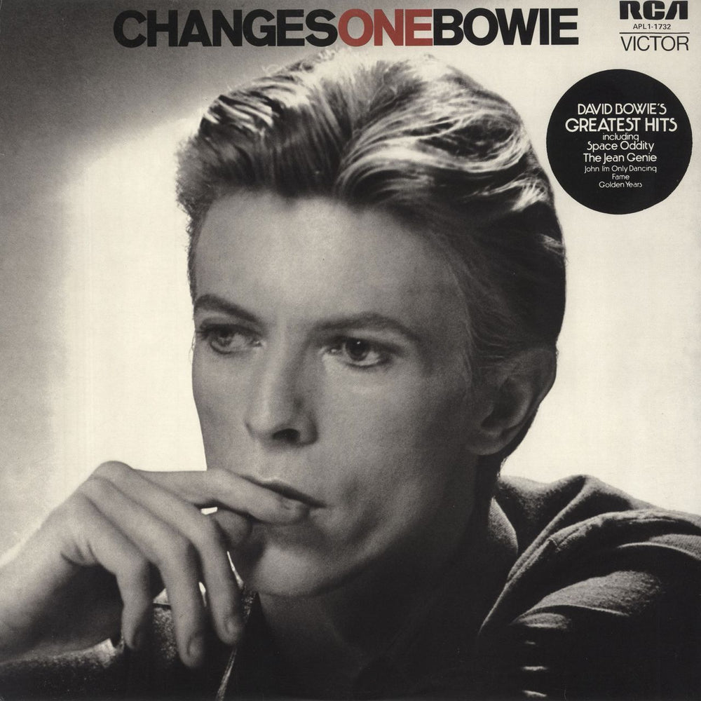 David Bowie ChangesOneBowie Australian vinyl LP album (LP record) APL1-1732