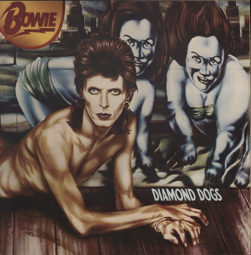 David Bowie Diamond Dogs - 2nd - Interpack UK vinyl LP album (LP record) APL1-0576