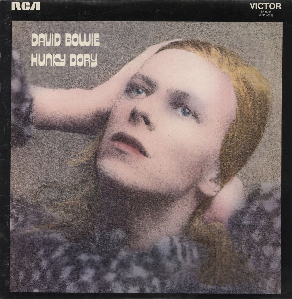 David Bowie Hunky Dory - 1st (d) + Insert UK vinyl LP album (LP record) SF8244