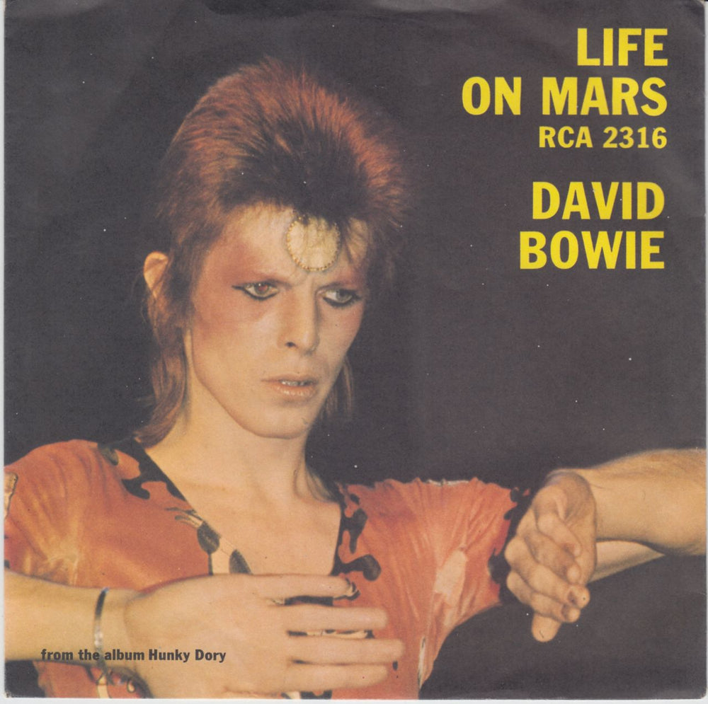 David Bowie Life On Mars? - P/S - 4pr UK 7" vinyl single (7 inch record / 45) RCA2316