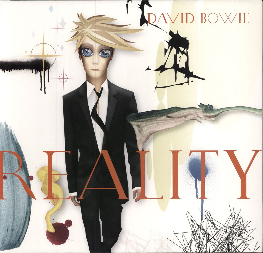 David Bowie Reality - 180gm Clear, Blue & Gold Vinyl US vinyl LP album (LP record) FRM-90576