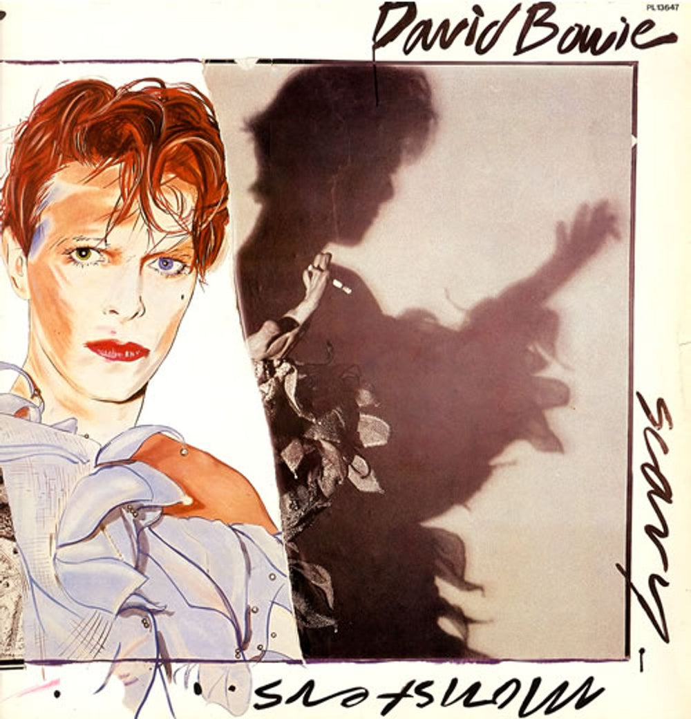 David Bowie Scary Monsters German vinyl LP album (LP record) PL13647