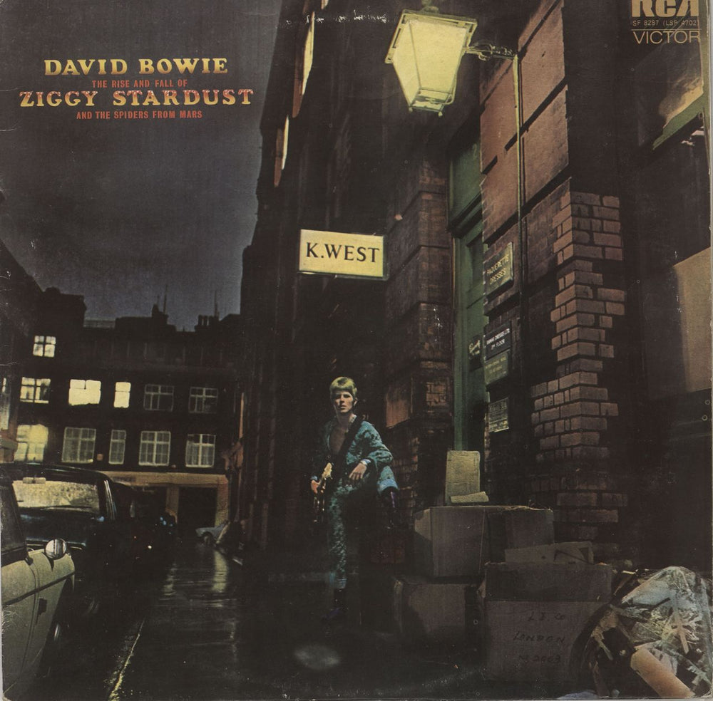 David Bowie The Rise And Fall Of Ziggy Stardust - 2nd - VG UK vinyl LP album (LP record) SF8287